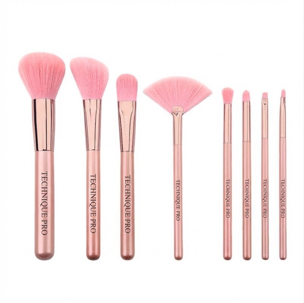 Technique PRO Essential Face Collection - 8 makeup brushes