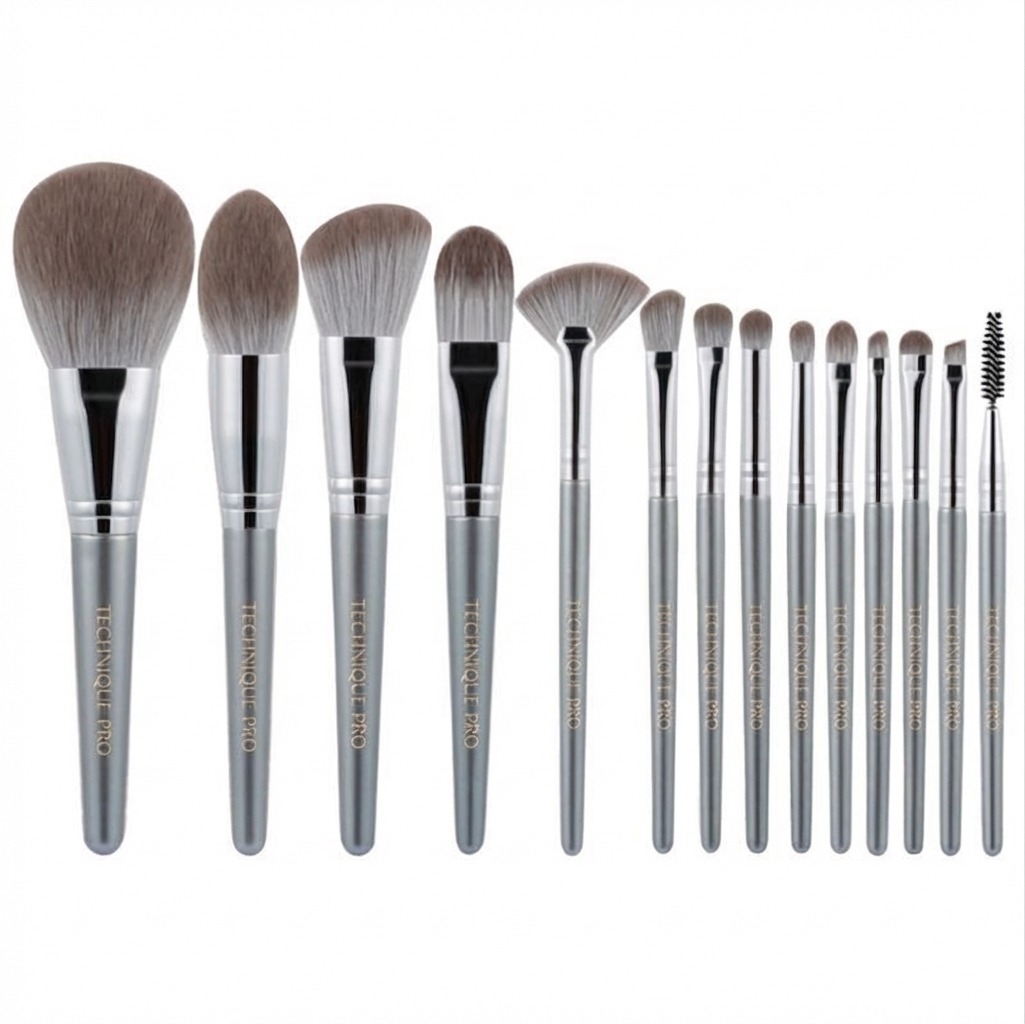 Technique PRO Complete Makeup Brush Set - 14 Makeup Brushes