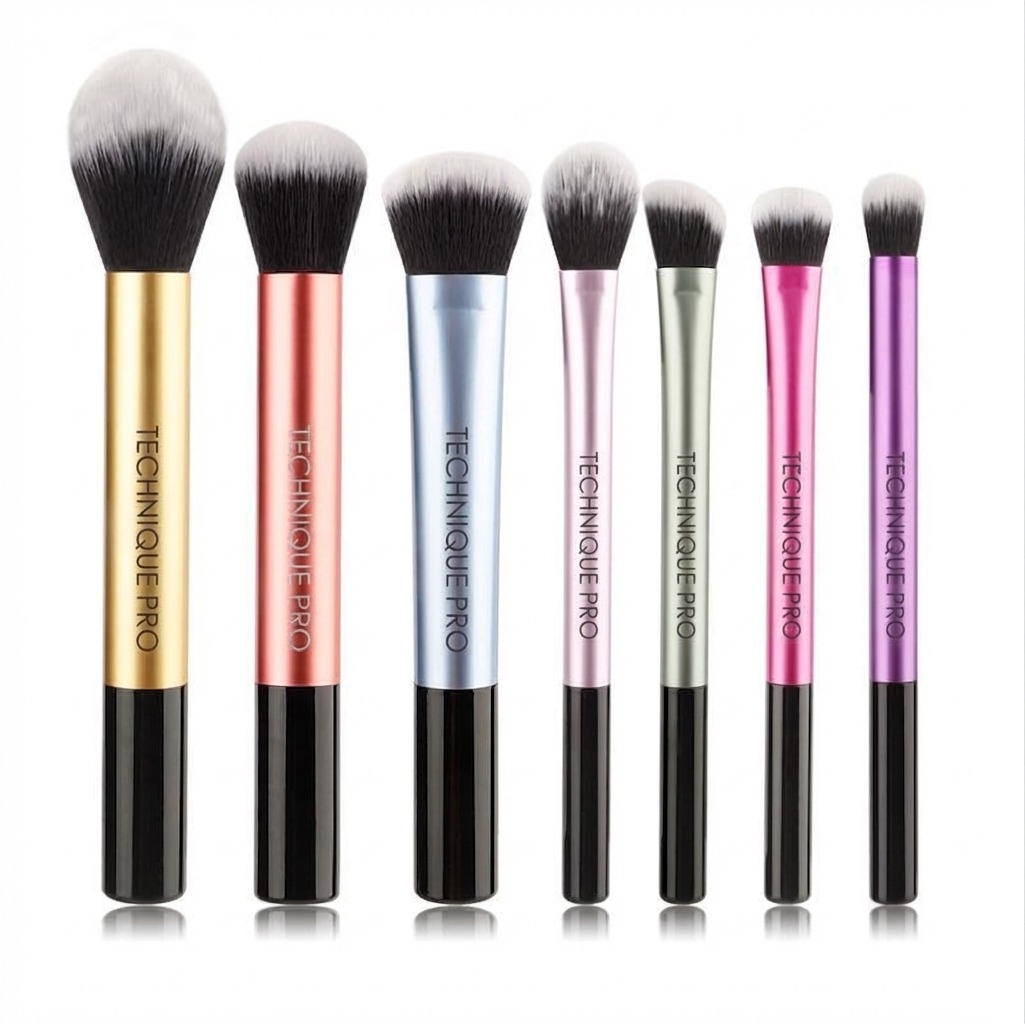 Technique PRO Rainbow Pastel Make-up Brush Set - 7 pieces
