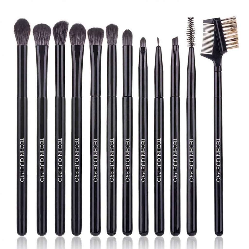 Technique PRO Colour Shifter Eyeshadow &amp; Eyebrow Makeup Brush Set