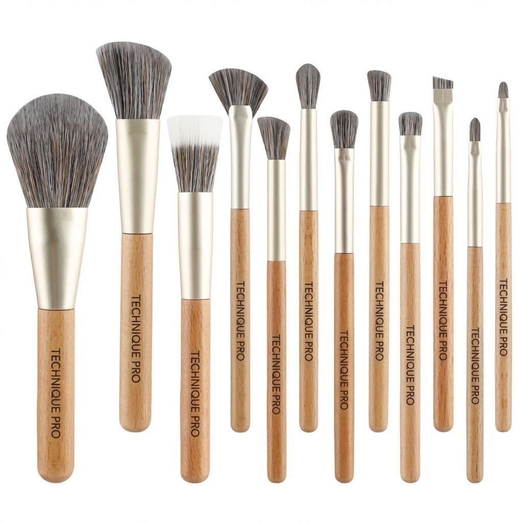 Technique PRO Oakley Makeup Brush Set - 12 makeup brushes